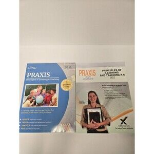 Lot Of 2! Praxis 5622 Principles of Learning and Teaching [PLT] Grades K-6 EUC